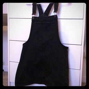 Black overalls